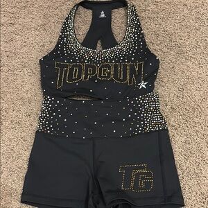 Top Gun Practice Wear Cheer Outfit